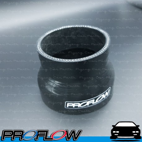 PROFLOW Straight Silicone Hose Reducer Black 3" 3.75"