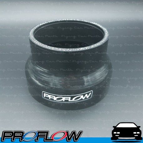 PROFLOW Straight Silicone Hose Reducer Black 3.5" 4.5"