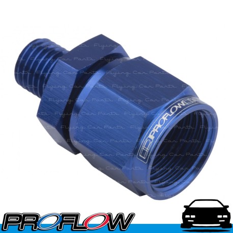 PROFLOW Female AN To Metric Male Swivel Fitting Straight Blue AN -8 (AN8) 18mm x 1.5