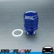 PROFLOW Female AN To Metric Male Swivel Fitting Straight Blue AN -10 (AN10) M18x1.5