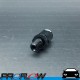 PROFLOW Female To Male Swivel Fitting Straight Black AN -4 (AN4) 1/8" NPT