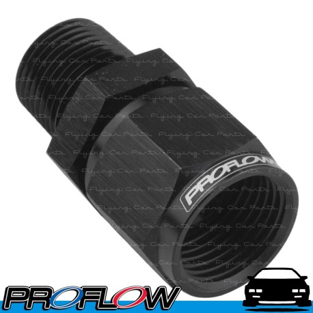 PROFLOW Female To Male Swivel Fitting Straight Black AN -8 (AN8) 1/2" NPT