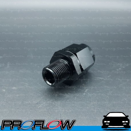 PROFLOW Female To Male Swivel Fitting Straight Black AN -10 (AN10) 3/8" NPT