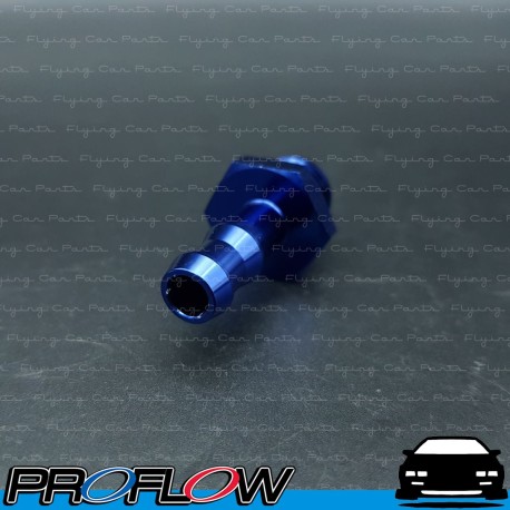 PROFLOW AN -6 (AN6) Male Flare to 8mm Barb Adaptor Fitting Blue