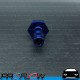 PROFLOW AN -6 (AN6) Male Flare to 8mm Barb Adaptor Fitting Blue