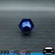 PROFLOW AN -6 (AN6) Male Flare to 8mm Barb Adaptor Fitting Blue