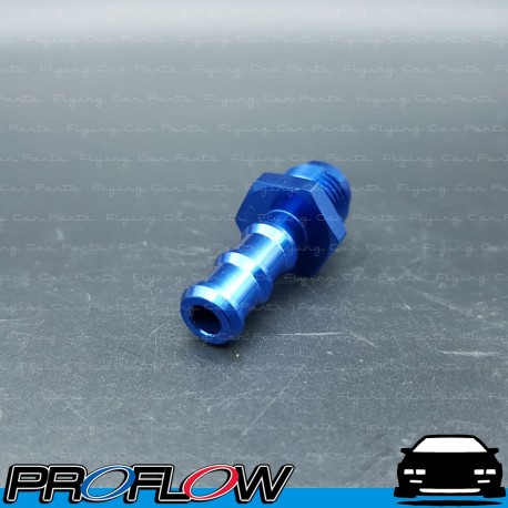 PROFLOW Barb to AN Adaptor Blue 3/8" AN -6 (AN6)