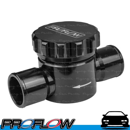 PROFLOW Water / Coolant Inline Filter 1.5" Inlet / Outlet Black (Radiator, Hose, Filter)