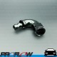 PROFLOW 510 Series 120 Degree Hose End Fitting Black Forged Push On AN -8 (AN8)