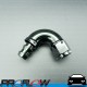 PROFLOW 510 Series 120 Degree Hose End Fitting Black Forged Push On AN -8 (AN8)