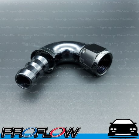 PROFLOW 510 Series 120 Degree Hose End Fitting Black Push On AN -10 (AN10)