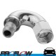 PROFLOW 510 Series 150 Degree Hose End Fitting Polished Push On AN -8 (AN8)