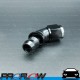 PROFLOW 510 Series 45 Degree Hose End Fitting Black Forged Push On AN -8 (AN8)