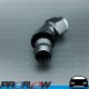 PROFLOW 510 Series 45 Degree Hose End Fitting Black Forged Push On AN -8 (AN8)