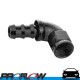 PROFLOW 510 Series 90 Degree Hose End Fitting Black Forged Push On AN -4 (AN4)