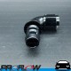 PROFLOW 510 Series 90 Degree Hose End Fitting Black Forged Push On AN -10 (AN10)