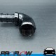 PROFLOW 510 Series 90 Degree Hose End Fitting Black Forged Push On AN -10 (AN10)