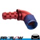 PROFLOW 510 Series 90 Degree Hose End Fitting Blue/Red Push On AN -4 (AN4)