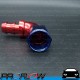 PROFLOW 510 Series 90 Degree Hose End Fitting Blue/Red Push On AN -8 (AN8)