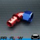 PROFLOW 510 Series 90 Degree Hose End Fitting Blue/Red Push On AN -12 (AN12)