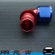 PROFLOW 510 Series 90 Degree Hose End Fitting Blue/Red Push On AN -12 (AN12)