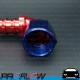 PROFLOW 510 Series 90 Degree Hose End Fitting Blue/Red Push On AN -12 (AN12)