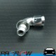 PROFLOW 510 Series 90 Degree Hose End Fitting Polished Push On AN -6 (AN6)