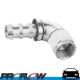 PROFLOW 510 Series 90 Degree Hose End Fitting Polished Push On AN -10 (AN10)