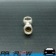 PROFLOW 10mm Banjo To AN -3 (AN3) PTFE Hose End S/S Fitting 30 Degree Bend