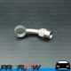 PROFLOW 10mm Banjo To AN -3 (AN3) PTFE Hose End S/S Fitting 45 Degree Bend