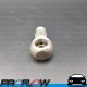 PROFLOW 10mm Banjo To AN -3 (AN3) PTFE Hose End S/S Fitting Straight Short