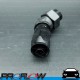 PROFLOW AN -6 (AN6) Hose End to AN -8 (AN8) Male ORB Swivel Black 45 Degree Fitting