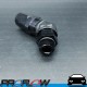 PROFLOW AN -8 (AN8) Hose End to AN -6 (AN6) Male ORB Swivel Black 45 Degree Fitting