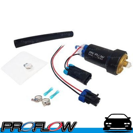 PROFLOW 480LPH High Pressure In-Tank Fuel Pump 38mm Inline Inlet/Outlet E85