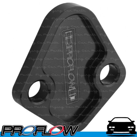 PROFLOW Chevrolet Big-Block & Ford Windsor Fuel Pump Block Off Plate Black