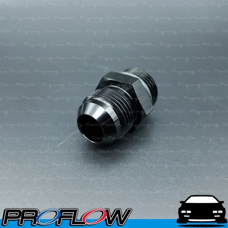 PROFLOW Male Straight Fitting AN -10 (AN10) ORB O-Ring Port Black