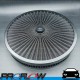 PROFLOW Flow Top Air Filter Cleaner 14" x 2" Washable Reusable Recessed Base Blk