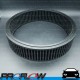 PROFLOW Flow Top Air Filter Cleaner 14" x 3" Washable Reusable Recessed Base Blk