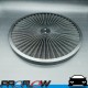 PROFLOW Flow Top Air Filter Cleaner 14" x 4" Washable Reusable Recessed Base Blk