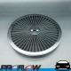 PROFLOW Flow Top Air Filter Cleaner 9" x 3" Washable Reusable Flat Base Black