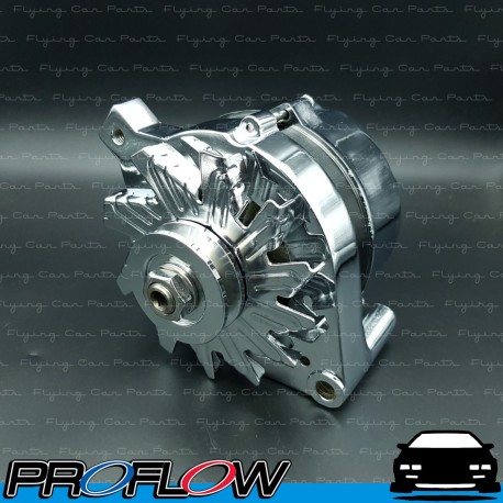 PROFLOW Alternator 100A Ford 289, 302, 351 Falcon External Reg Chrome