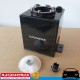 RACEWORKS 2L Surge Tank Kit Black Suit Bosch 044 3 x AN6 6AN + Pickup Strainer