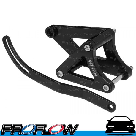 PROFLOW Alternator Bracket Holden V8 Torana Drivers Side Mount V8 Black