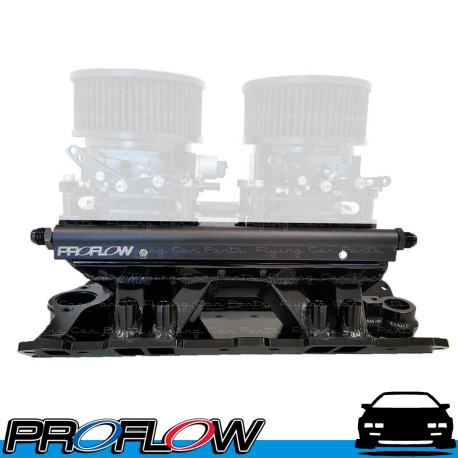 PROFLOW Chevrolet Small Block EFI Intake suits 4150 Throttle Bodies Black