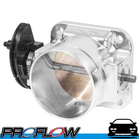 PROFLOW Universal Mechanical Throttle Body 80mm Polished