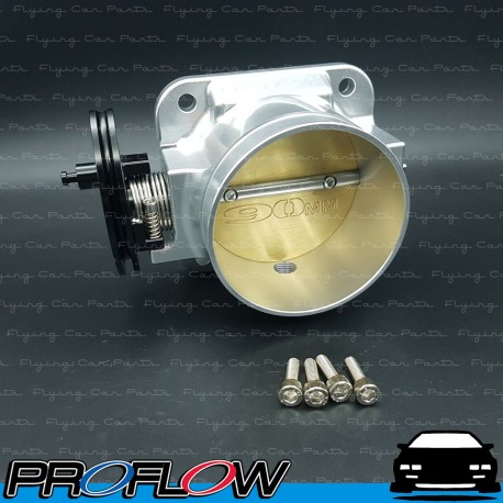 PROFLOW Universal Mechanical Throttle Body 90mm Polished