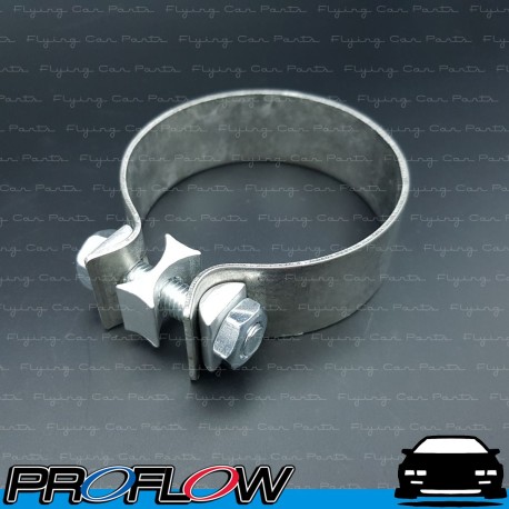 PROFLOW Stainless Steel Sure-Seal Exhaust Flat Band Clamp 3"