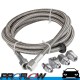 PROFLOW Gauge Remote Installation Kit Braided Hose 4Ft -3AN