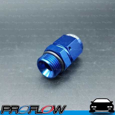 PROFLOW Male AN -8 (AN8) Orb O-Ring Boss To Female AN -8 (AN8) Blue