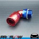 PROFLOW Male AN -16 (AN16) Orb To Hose AN -16 (AN16) Forged 90 Degree Fitting Blue/Red